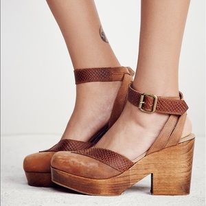 Free people clog shoes